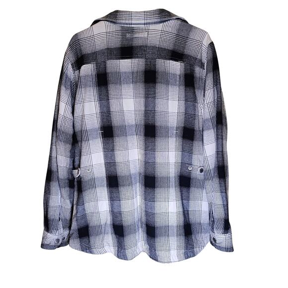 Duluth Trading Flipjack Fleece lined Flannel Shirt Jacket Men's Size XL Outdoor - Picture 3 of 7